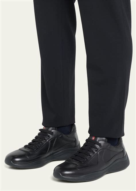 prada america's cup nappa leather sneakers